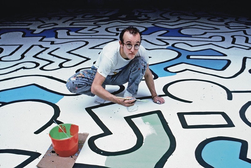Keith-Haring-Pintando