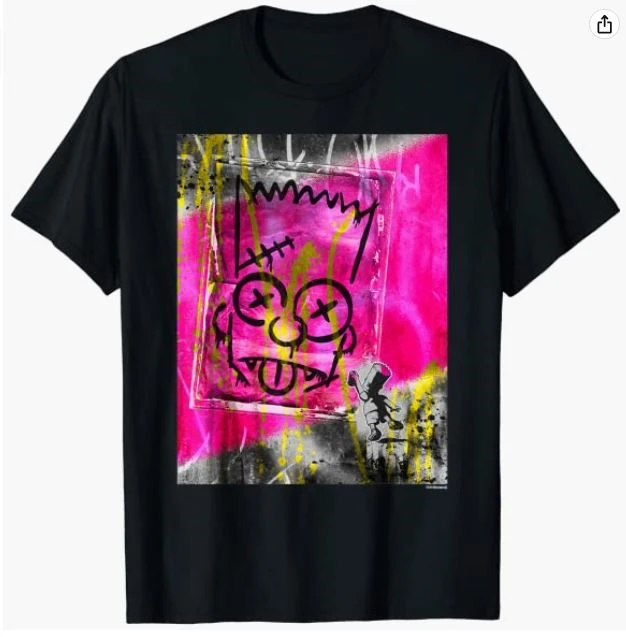 Camisetas-de-Graffiti-Bart-Simpson