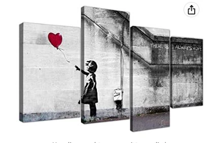 Cuadro-Graffiti-Banksy-Balloon-Girl