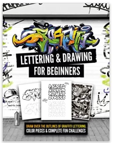 Libro-Colorear-Graffitis-Lettering