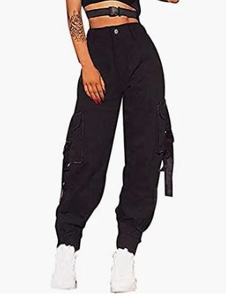 Ropa-Mujer-Hip-Hop-Pantalones-Comodos-Sueltos