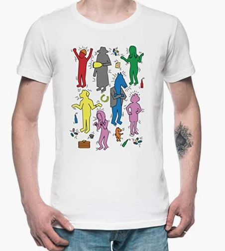Camiseta-Keith-Haring-Versionado