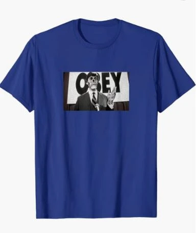 Camiseta-Obey-Graffiti-Azul