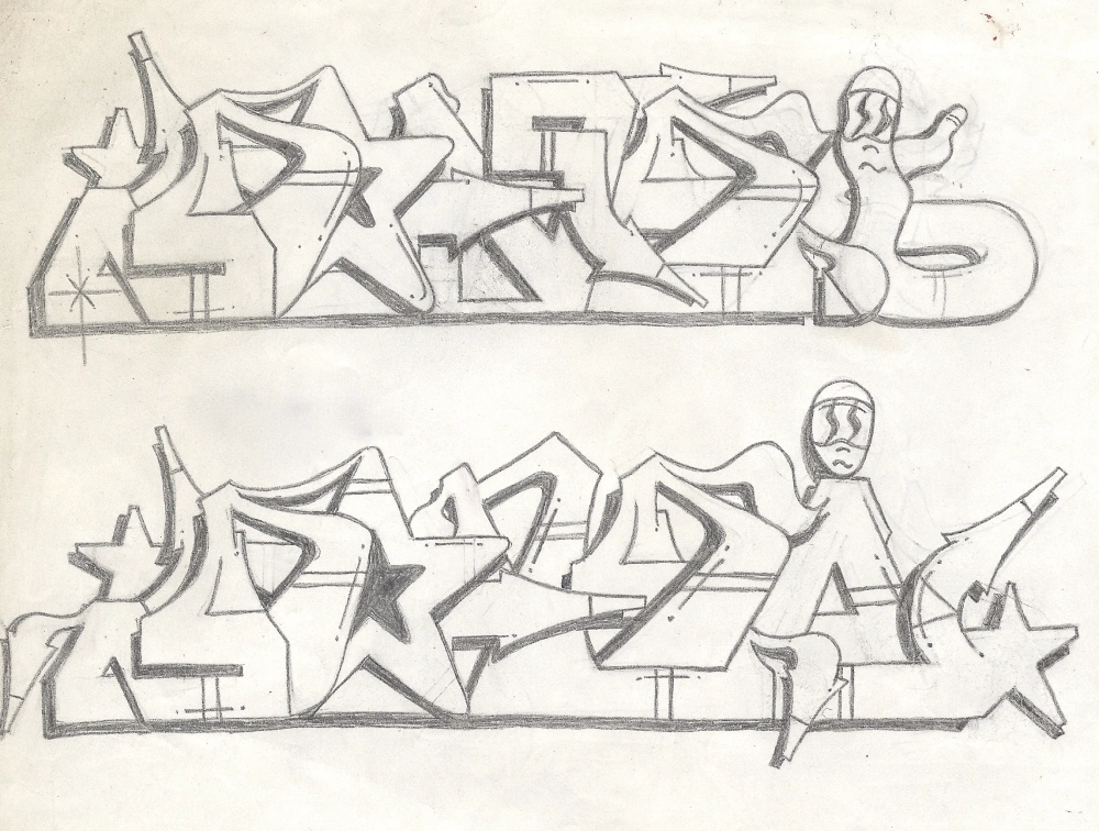 Boceto-graffiti-Dondi-White